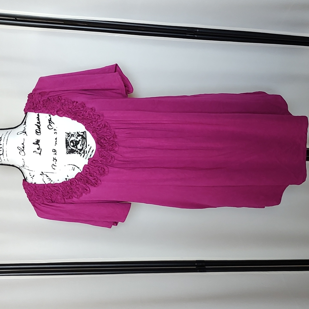 Elle beautiful purple woman's blouse. Sz XL